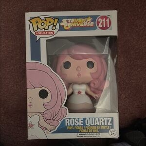 Funko Pop! Animation Rose Quartz Figure - Pink and White